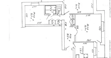 Apartamento 3 habitaciones en Minsk, Bielorrusia