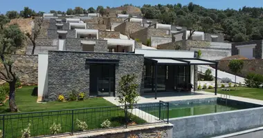 Villa 4 zimmer mit Klimaanlage, mit Bergblick, mit Parken in Bodrum, Türkei