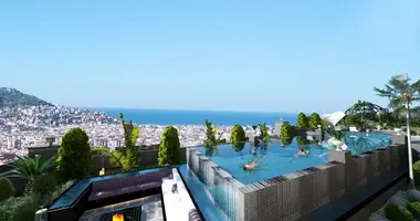 Villa 9 Zimmer mit Parkplatz, mit Meerblick, mit Schwimmbad in Alanya, Türkei
