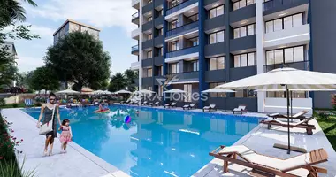 Квартира 2 комнаты с парковкой, с лифтом, с бассейном в Yalinayak, Турция