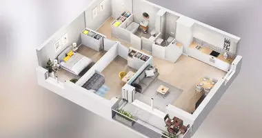 Apartamento 3 habitaciones en Poznan, Polonia