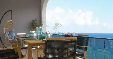 Apartamento 2 habitaciones con ascensor, con vista al mar, con la piscina en Merdivenlikuyu, Turquía
