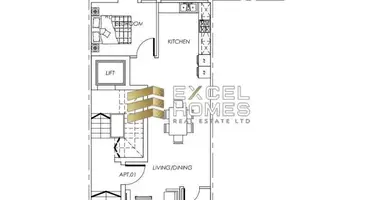 Apartamento 3 habitaciones en Santa Venera, Malta