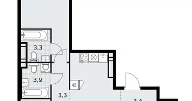 Appartement 3 chambres dans poselenie Sosenskoe, Fédération de Russie