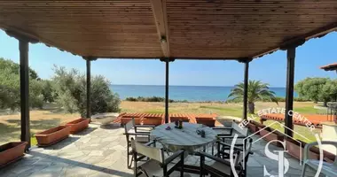 3 room house with double glazed windows, with balcony, with sea view in Moles Kalyves, Greece