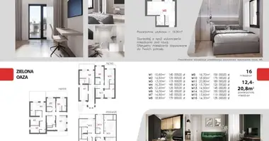 Apartamento 1 habitación en Cracovia, Polonia