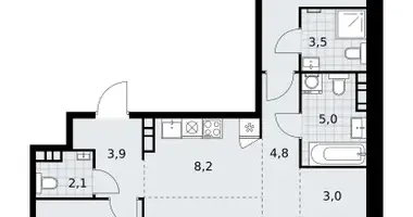 Appartement 4 chambres dans South-Western Administrative Okrug, Fédération de Russie