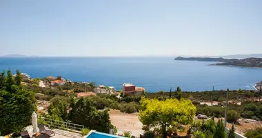 Вилла 5 комнат  с видом на море, с бассейном, с видом на горы в Avra, Греция