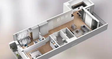 Apartamento 3 habitaciones en Poznan, Polonia