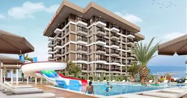 Mieszkanie 3 pokoi z parking, z balkon, z basen w Alanya, Turcja