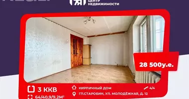 Apartamento 3 habitaciones en Starobin, Bielorrusia