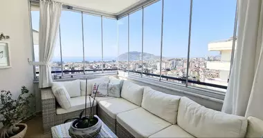 Квартира 6 комнат с парковкой, с видом на море, с бассейном в Аланья, Турция