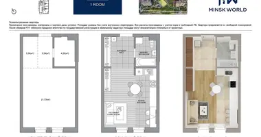 Apartamento 1 habitación en cyzevicki siel ski Saviet, Bielorrusia