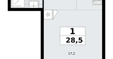 Appartement 1 chambre dans poselenie Sosenskoe, Fédération de Russie