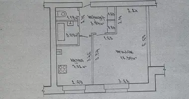 Appartement 1 chambre dans Mazyr, Biélorussie