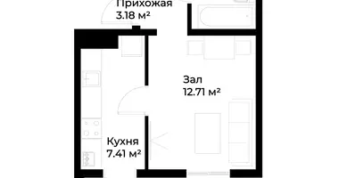 Квартира 1 комната в Ташкент, Узбекистан