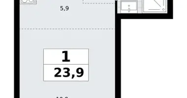 Appartement 1 chambre dans Postnikovo, Fédération de Russie