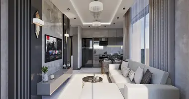 Apartamento 2 habitaciones con la piscina en Alanya, Turquía