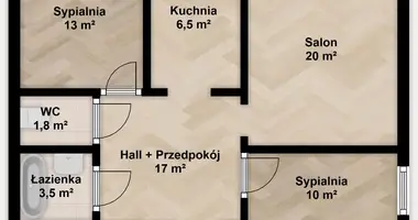 4 room apartment in Warsaw, Poland