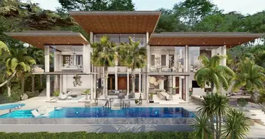 Villa 4 bedrooms with Double-glazed windows, with Furnitured, with Air conditioner in Phuket Province, Thailand