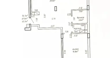 Apartamento 2 habitaciones en Minsk, Bielorrusia