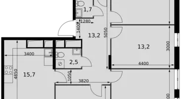 Apartamento 4 habitaciones en Razvilka, Rusia