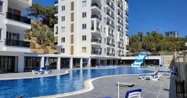 Penthouse 3 Zimmer mit Balkon, mit Klimaanlage, mit Meerblick in Avsallar, Türkei