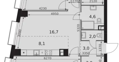 Apartamento 4 habitaciones en North-Western Administrative Okrug, Rusia