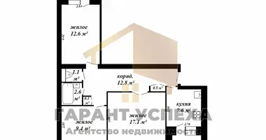 Квартира 3 комнаты в Брест, Беларусь