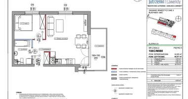 Apartamento 2 habitaciones en Varsovia, Polonia