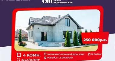 Cottage with garage, with bath house in cyzevicki sielski Saviet, Belarus