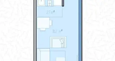 Apartamento 1 habitación en Batumi, Georgia