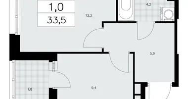 Квартира 1 комната в поселение Сосенское, Россия