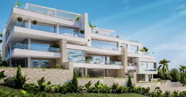 Dúplex 3 habitaciones con airea acondicionado, con vista al mar, con vistas a las montañas en Benahavis, España