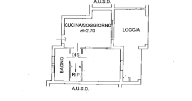 Квартира 2 комнаты в Moniga del Garda, Италия