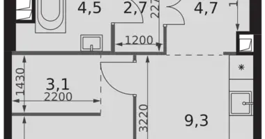 Appartement 1 chambre dans North-Western Administrative Okrug, Fédération de Russie