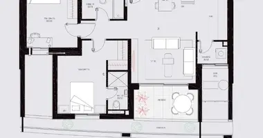 Apartamento 3 habitaciones en Hadera, Israel