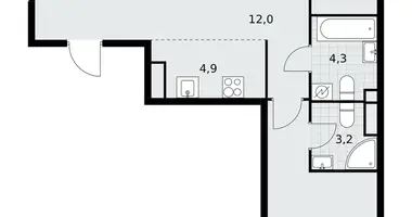 Apartamento 4 habitaciones en Postnikovo, Rusia