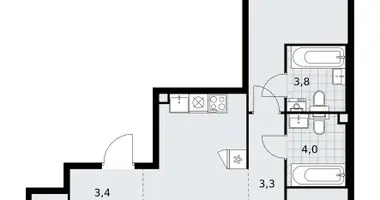 Appartement 3 chambres dans poselenie Sosenskoe, Fédération de Russie