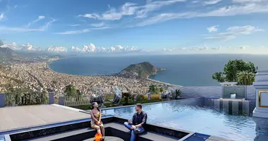 Villa 5 Zimmer mit Balkon, mit Klimaanlage, mit Meerblick in Alanya, Türkei