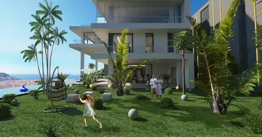 Villa 9 chambres avec parkovka parking, avec Ascenseur, avec Vue sur la mer dans Alanya, Turquie