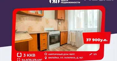 Apartamento 3 habitaciones en Vileyka, Bielorrusia