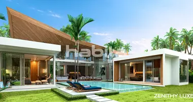 Villa 4 Zimmer mit Möbliert, mit Klimaanlage, mit Schwimmbad in Phuket, Thailand