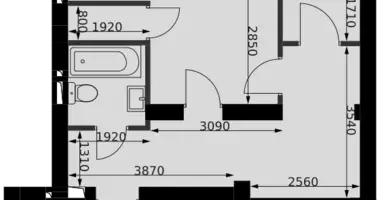 Appartement 2 chambres dans Naro-Fominskiy gorodskoy okrug, Fédération de Russie