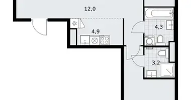 Apartamento 4 habitaciones en Postnikovo, Rusia