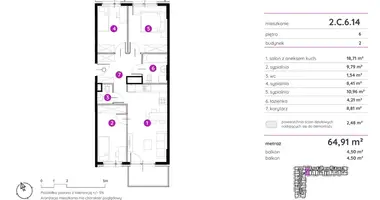 Apartamento 4 habitaciones en Poznan, Polonia