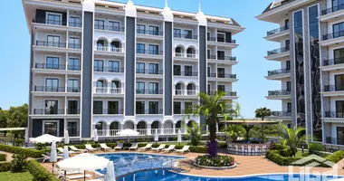 Duplex 5 rooms with parking, with swimming pool, with sauna in Alanya, Turkey