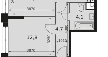 Apartamento 3 habitaciones en North-Western Administrative Okrug, Rusia