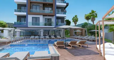 Penthouse 4 Zimmer mit Balkon, mit Klimaanlage, mit Meerblick in Mahmutlar, Türkei