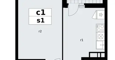 Appartement 1 chambre dans poselenie Sosenskoe, Fédération de Russie